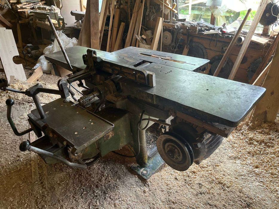 Станок деревообробний 3в1 (фуганок,циркулярка,довбильна платформа).