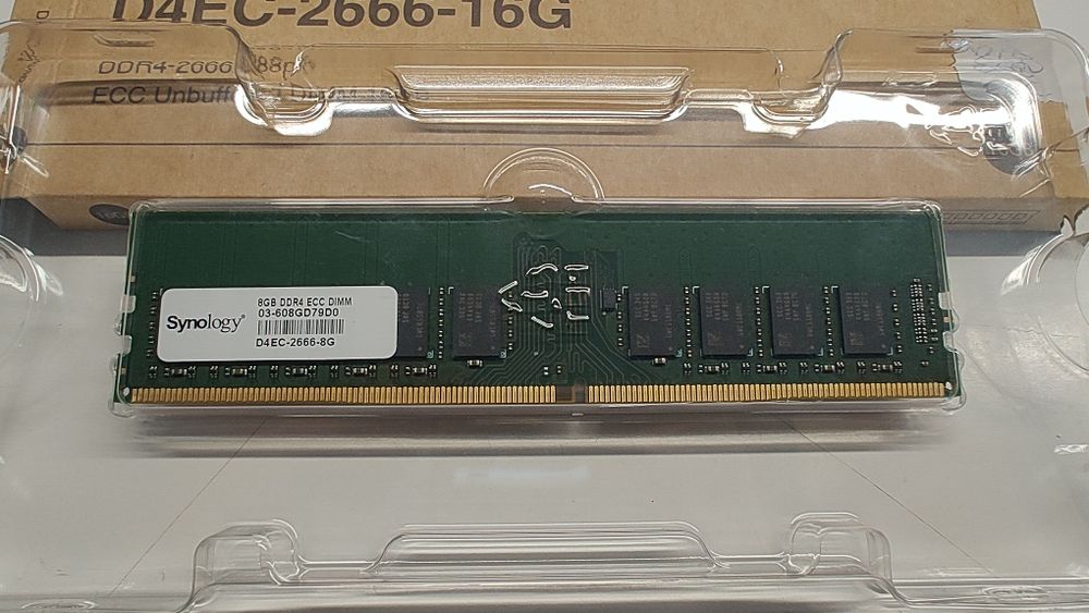 Oryginalna pamięć RAM Synology 8GB DDR4 ECC DIMM (D4EC-2666-8G) – NOWA