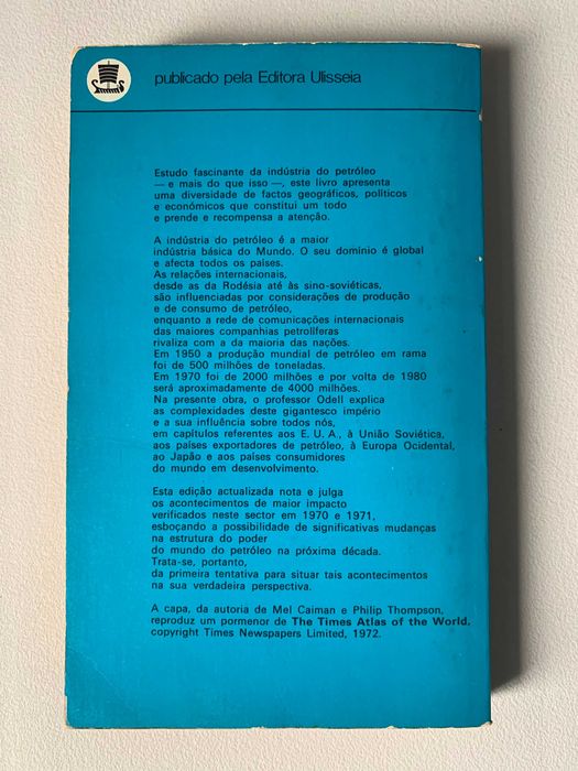 O Petróleo e o Poder Mundial, de Peter R. Odell