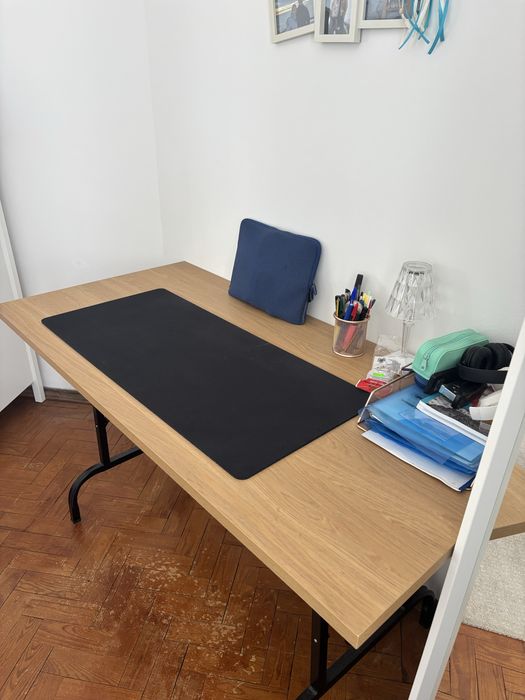 Secretária / Mesa Dobrável 140x69 cm – Estilo Moderno