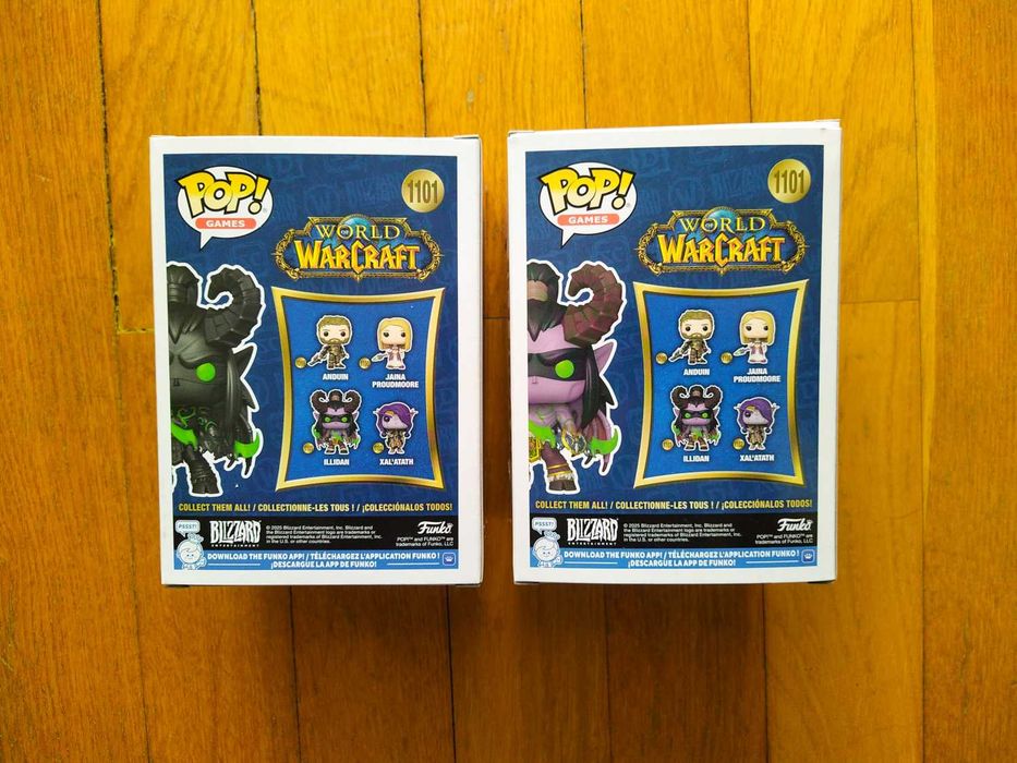 Funko Pop Illidan Normal & Illidan Glow Chase 1101