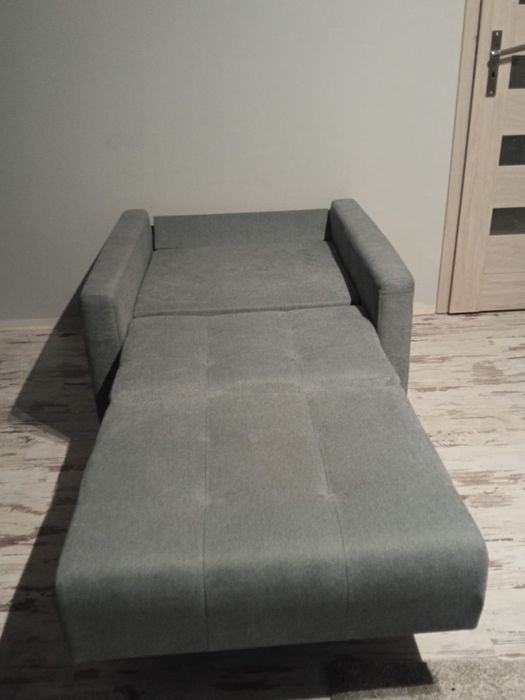 Fotel rozkładany, młodzieżowy Agata meble, leżanka, tapczan