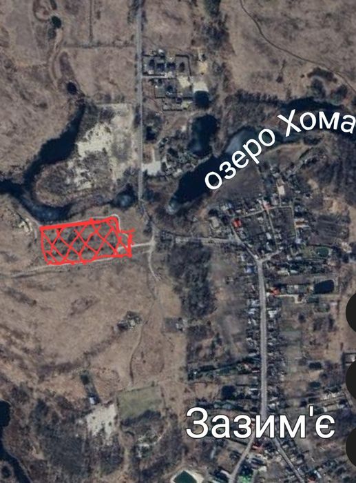 Зазим'є, Київська обл.,земельна ділянка 290 соток