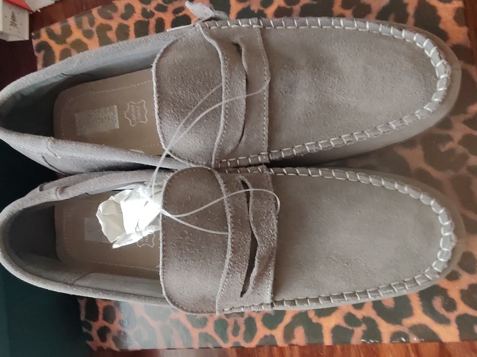 Туфлі (мокасини)замшеві 45 розмір