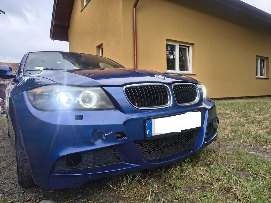 BMW 320d E90 X Drive M Sport Pakiet N47D20C Le Mans Blau LCI 2009 LIFT Sedan Manual 4x4 Bi Xenon Keyless