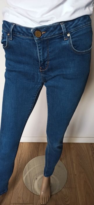 Sg Spodnie damskie 36 , S jeansy damskie 36 , S Zara rurki 36 spodnie