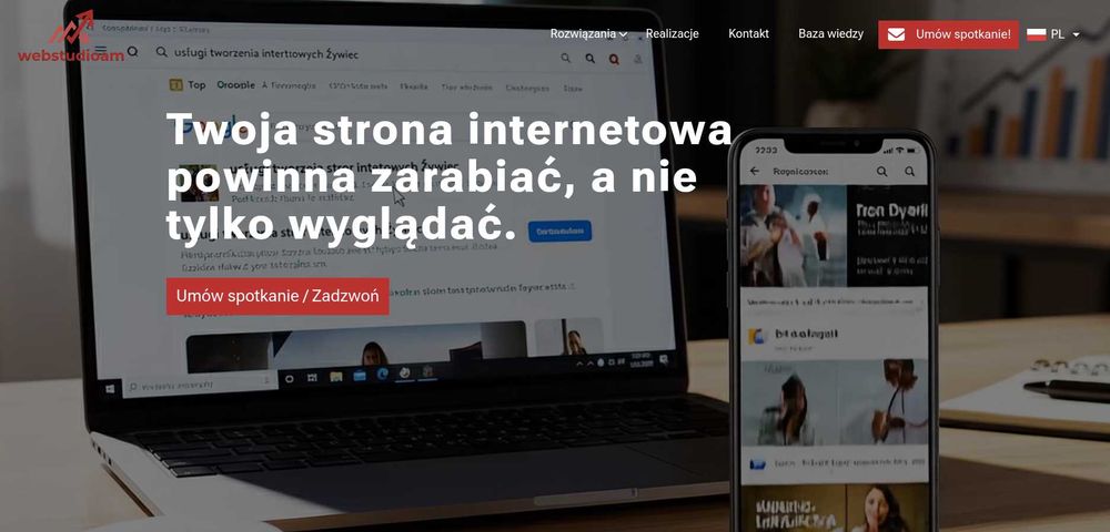 Tworzenie stron internetowych Żywiec, Bielsko-Biała i okolice + cała Polska - W Żywcu i okolicach możliwe są również spotkania bezpośrednie