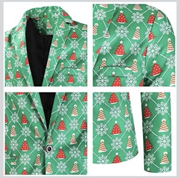 Святковий новорічний піджак блейзер