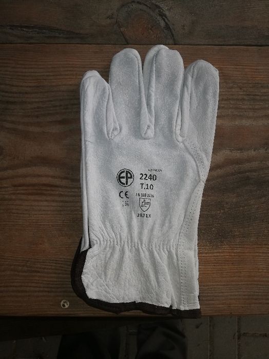 Robocze rękawice skórzane