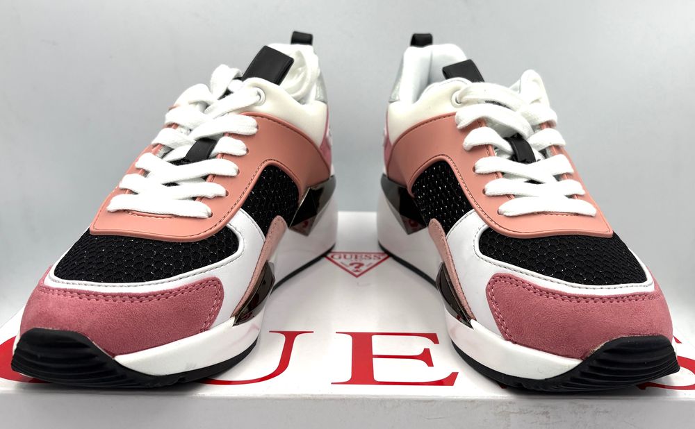 ‼️Nowe oryginalne sneakersy GUESS Typical4 różowe 37 AZ 046 damskie