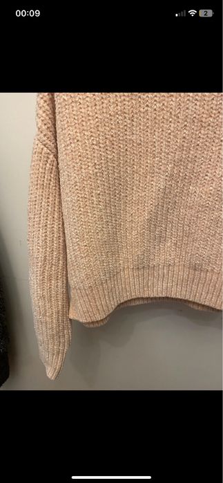 Sweterek sweter krótki pimkie pudrowy róż XS/S cieplły miękki szkoła