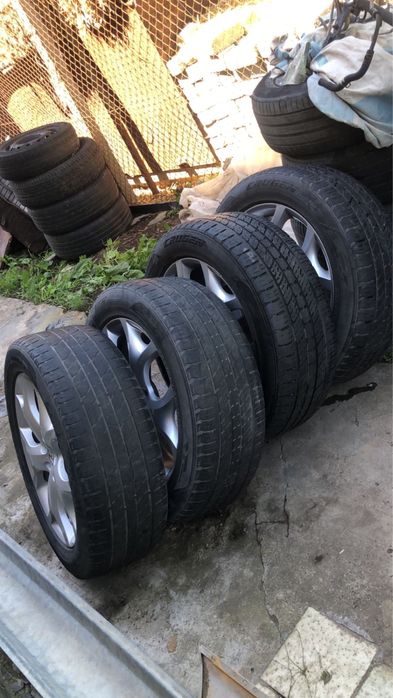 Оригинальные диски с резиной и датчиками mazda cx7 235.55.19 restyling