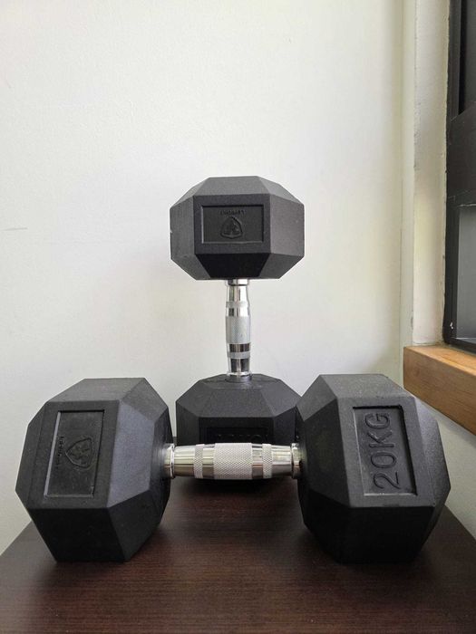 Haltere 20kg hexagonais novo
