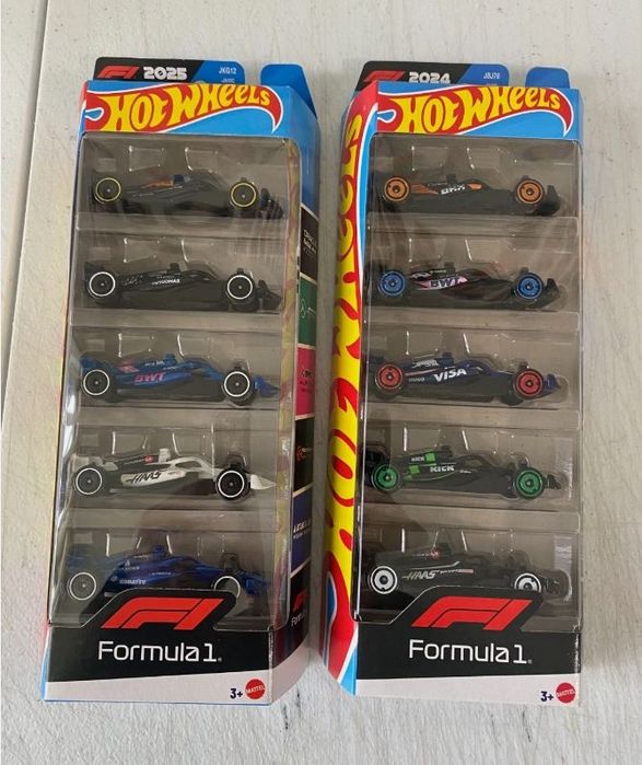 Hot Wheels Formula 1 5-Pack 2025 Формула 1