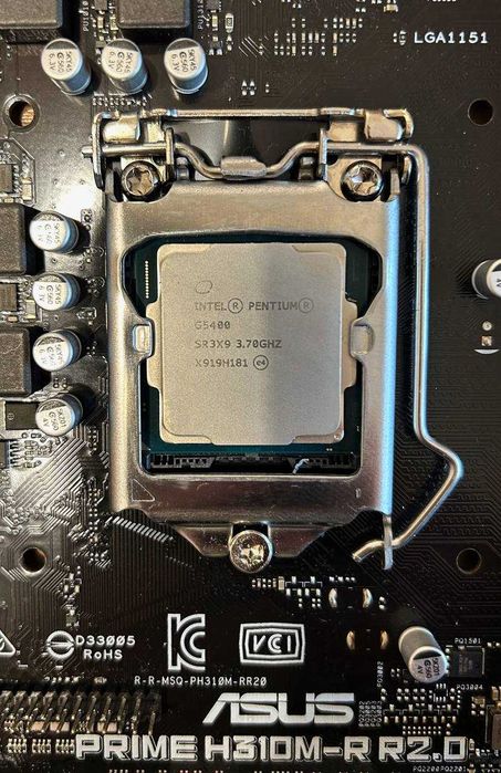 Материнская плата Asus Prime H310M-R R2.0 + Intel G5400 3.70GHz