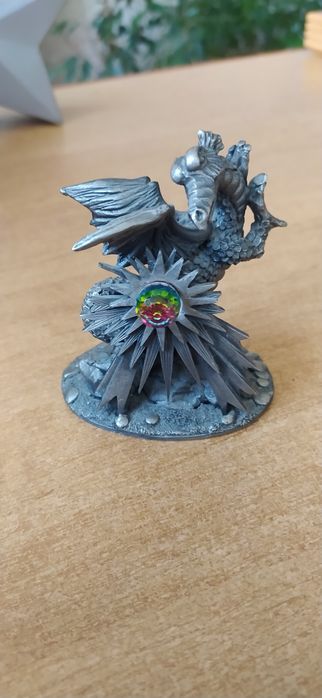 Миф и магия. Статуэтка  дракона света. Олово