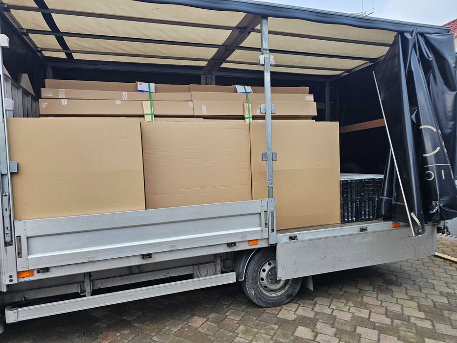 Transport bus plandeka firanka 10 EP przeprowadzki