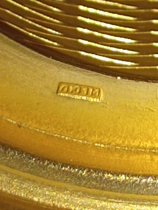 Позолоченные подстаканники времен СССР, 1958г,Ю.З. цена за  пару.