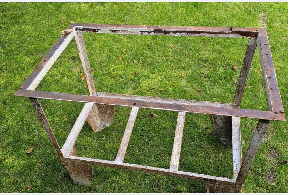 Stelaż metalowy stół warsztatowy narzędziowy regał