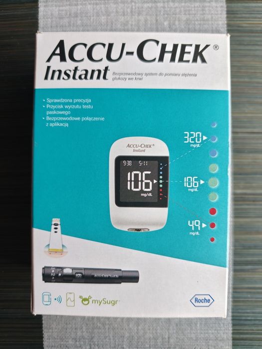 Glukometr Accuchek Instant Bluetooth nowy