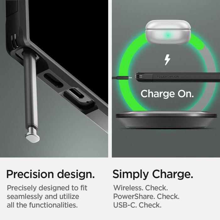 Spigen Futerał Tough Armor Do Samsung S24 Ultra Black