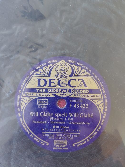 Lote 14 Discos 78 RPM Antigos – Música Clássica, Ópera e Salão Alemão (Anos 30/40)
