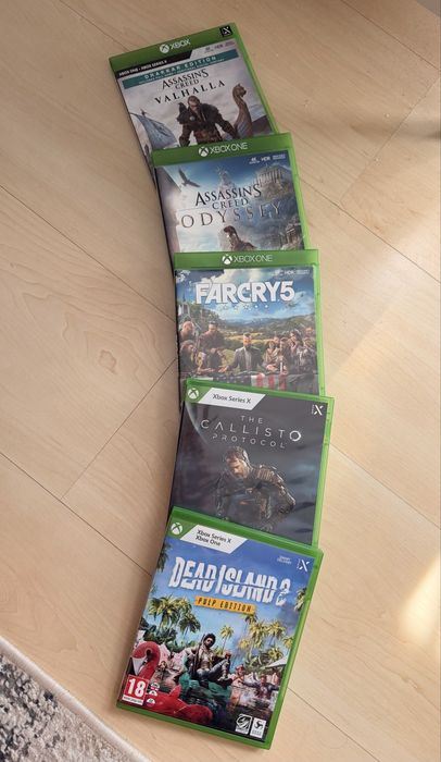 Assassins Creed Valhalla i Odyssey Dead island 2,Far Cry 5,Callisto Protocol  Xbox One i Series X PL wersje językowe Fajna cena Warto.
