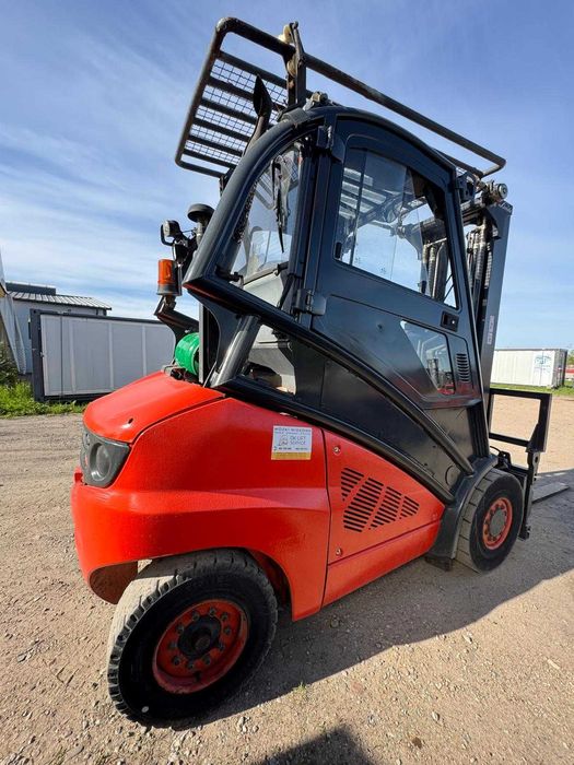 Wózek widłowy Linde H50T, silnik VW, kabina, przesuw, pozycjoner