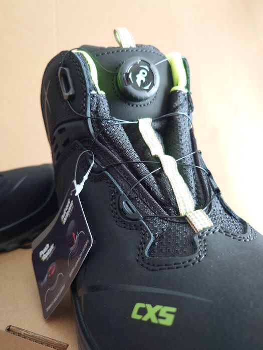 Buty skórzane Wysokie r.42 BOA z podnoskiem ochronne Robocze Trzewiki