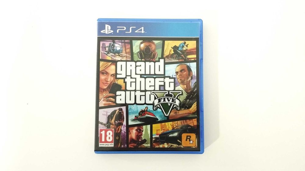 PS4 - GTA 5 - Completo com Manuais