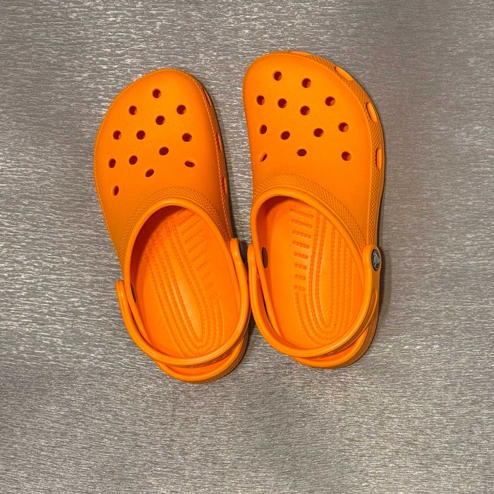 Crocs autênticas cor de laranja socas tangerina 36/37