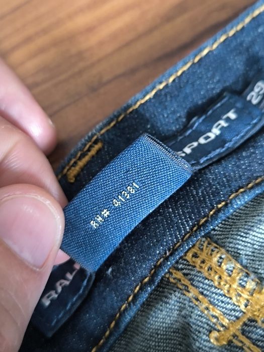Ralph Lauren Sport jeansy skinny granatowe 29