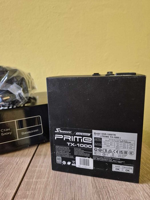 Блок живлення Seasonic Prime TX-1000 1000W Titanium (SSR-1000TR) - 5468