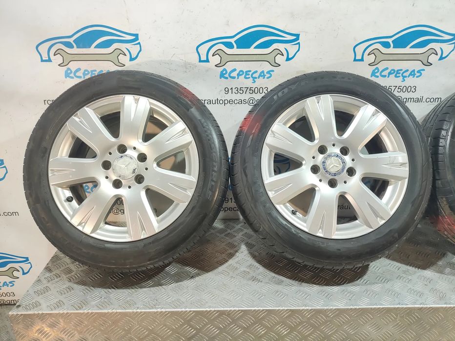 Conjunto Jantes 16 Originais Mercedes Benz Class C W204 7J ET43 5x112