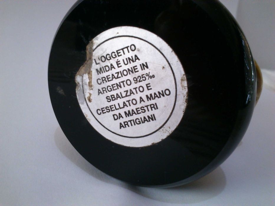 Palhaço violoncelista, acrílico laminada a prata, MIDAS Made in Italy