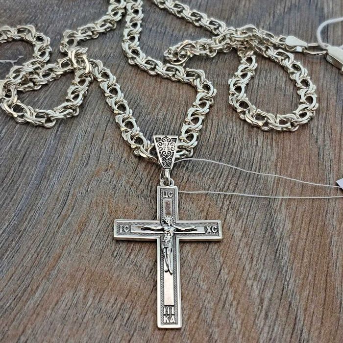 Серебряный крест Срібний хрестик Срібло 925 подвеска кулон підвіс