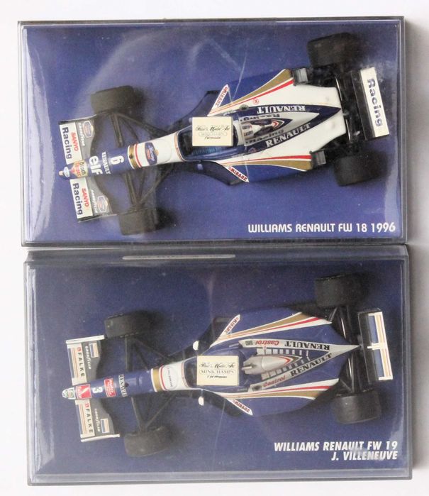 Williams Renault FW 18 19 Villeneuve F1 1996/7 Minichamps 1/43 + caixa