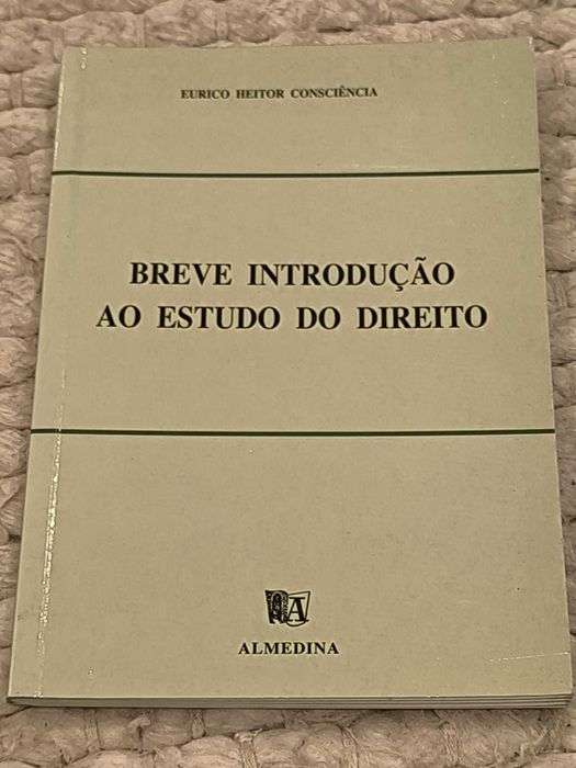 Livro "Breve Introdução ao Estudo do Direito" Eurico Consciência