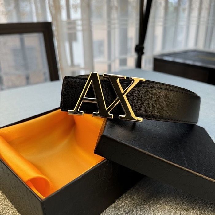 Ремінь Armani Exchange чоловічий Пояс Армані Ексчендж Чорний армани