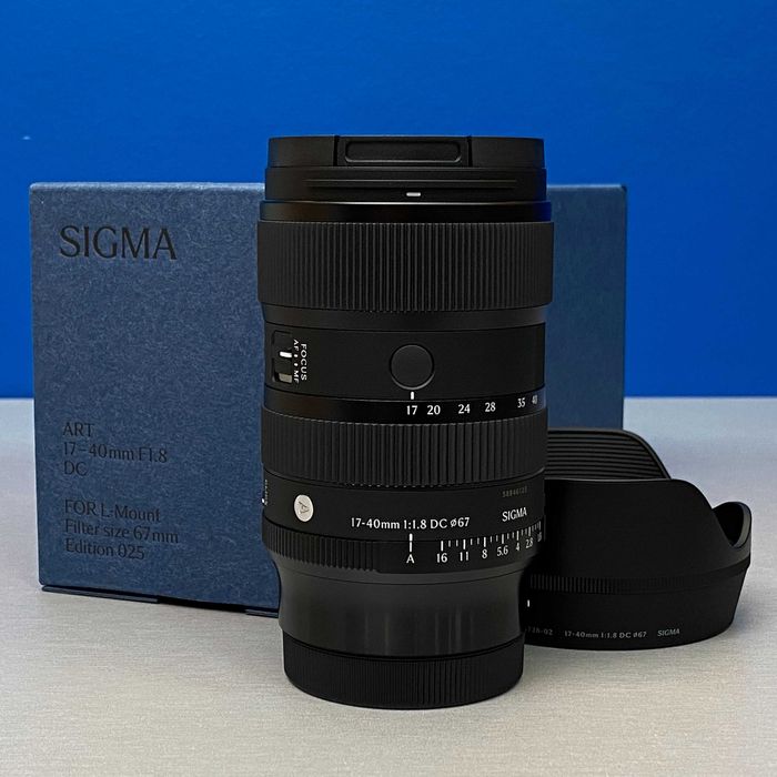 Sigma ART 17-40mm f/1.8 DC (L-Mount) - NOVA - 5 ANOS DE GARANTIA