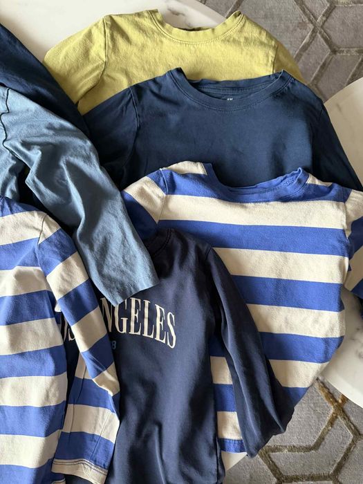 Bluzki z długim rękawem H&M rozmowę 110/116 7 sztuk