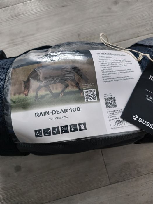 Busse rain dear 100g derka padokowa szara 165cm
