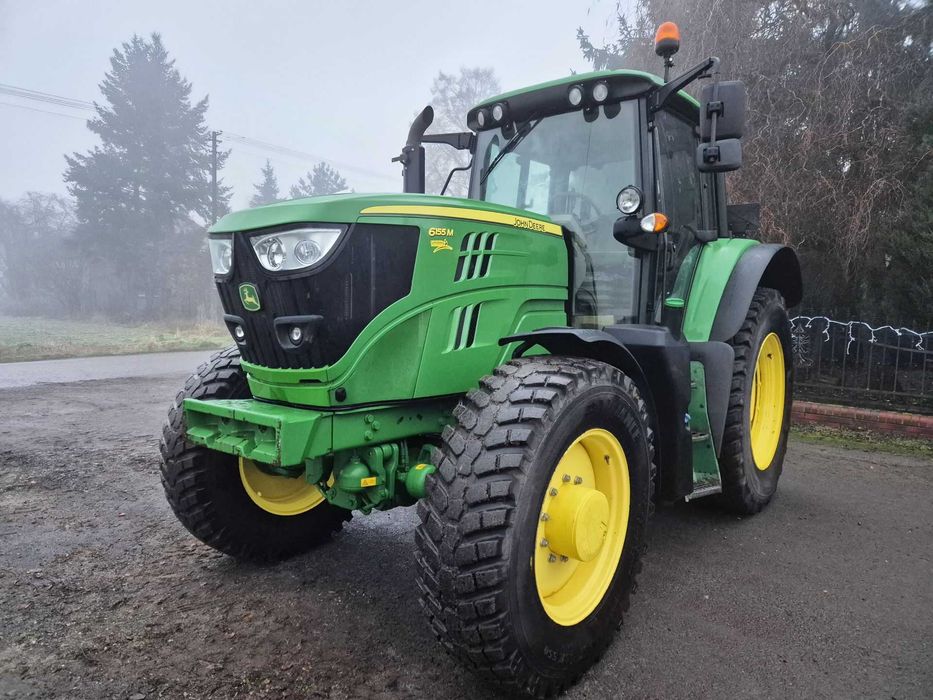 John Deere 6155M nie pracował w rolnictwie Pneumatyka z Niemiec