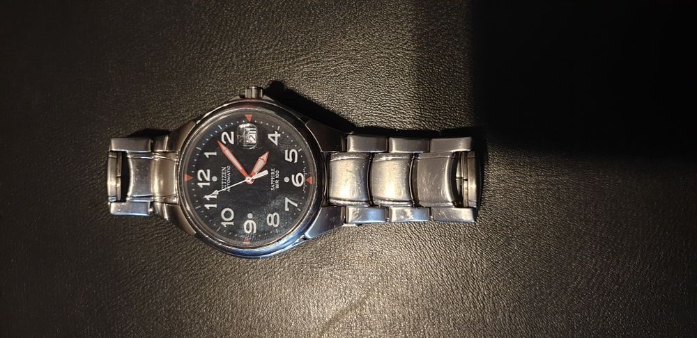 Relógio citizen automatic sapphire wr100