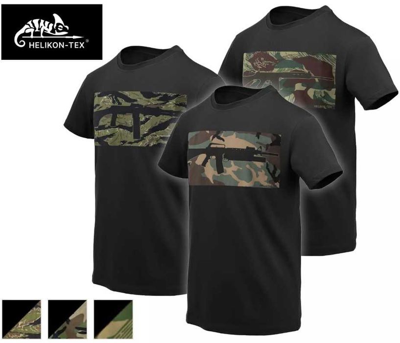 Футболка HELIKON TEX принт гравірування малюнок моделі кольори теніска
