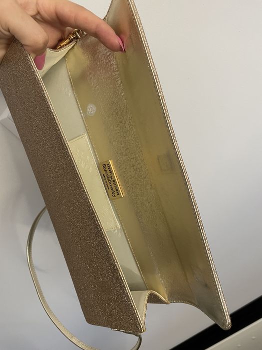 Zlota kopertówka Russell & Bromley