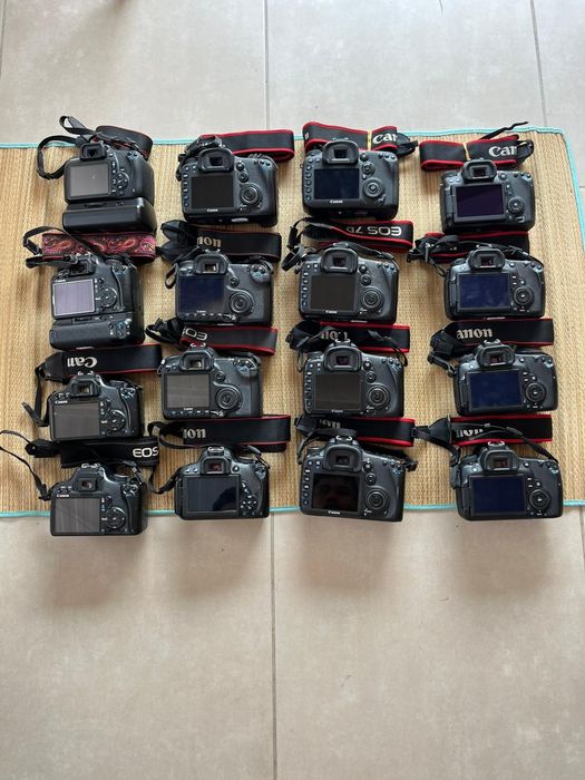 Canon 1200d, 1100d, 60d, 7d, 40d, 500d e 450d