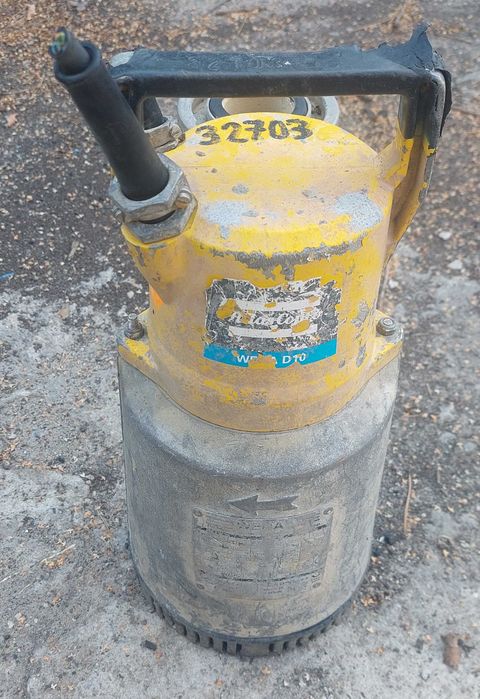 Zatapiana pompa do wody brudnej / pompa budowlana Atlas Copco WEDA D10N