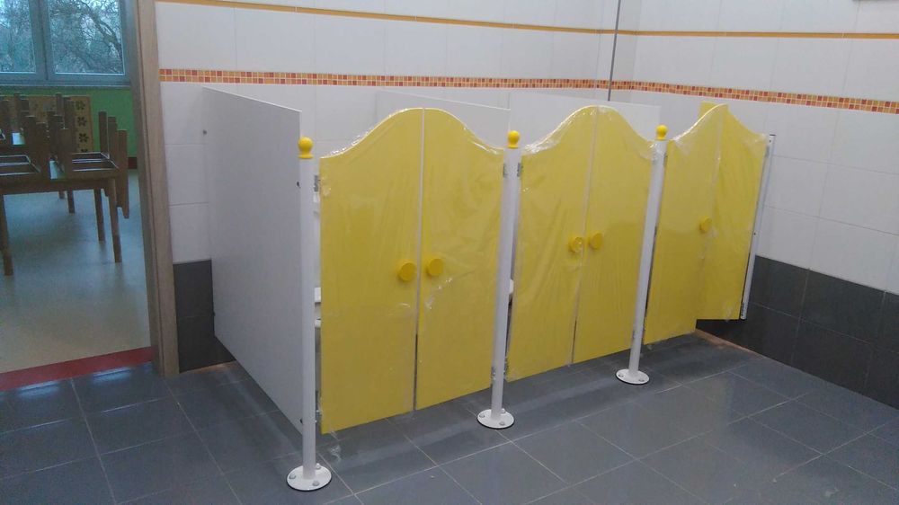 Kabinka łazienkowa do żłobka, przedszkola