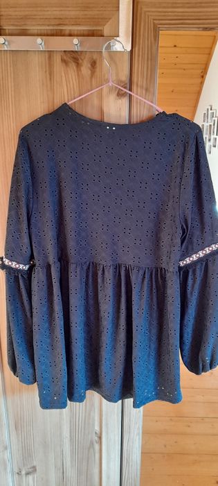 MamaLicious Śliczna bluzka ciążowa boho ażurowa L